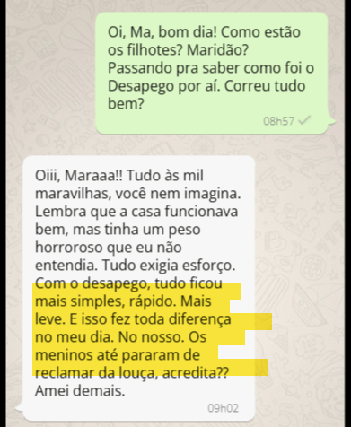 Depoimento: os meninos até pararam de reclamar da louça